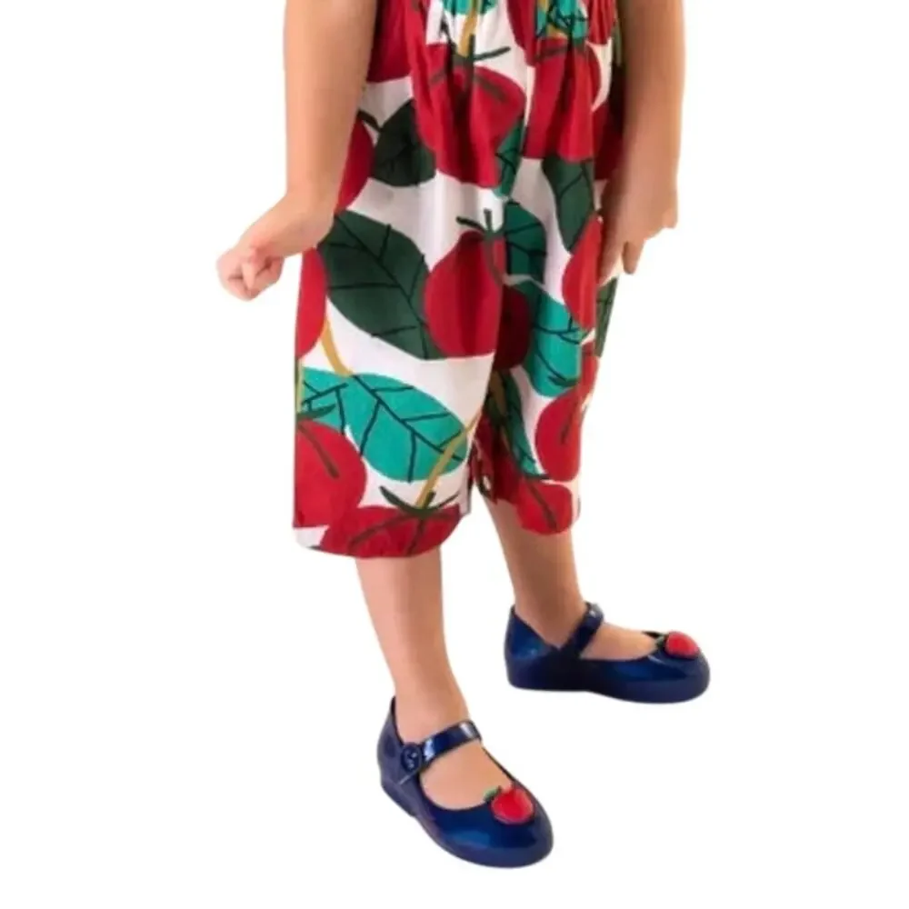 Mini Melissa Snow White Heels Disney Mary Jane Apple Shoes Kids Size 12 USA
